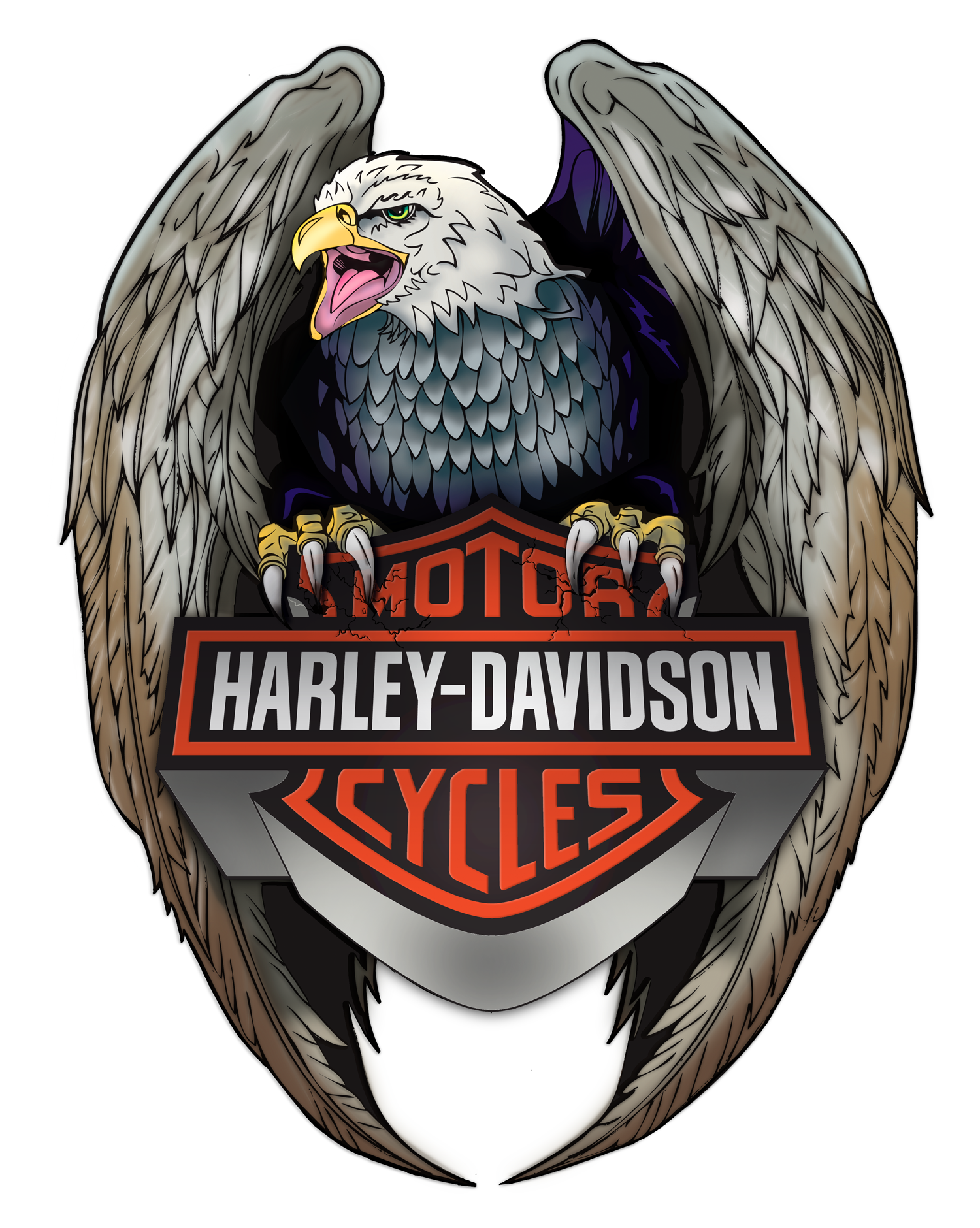 Chris Rogers Design - Harley Davidson Illustration